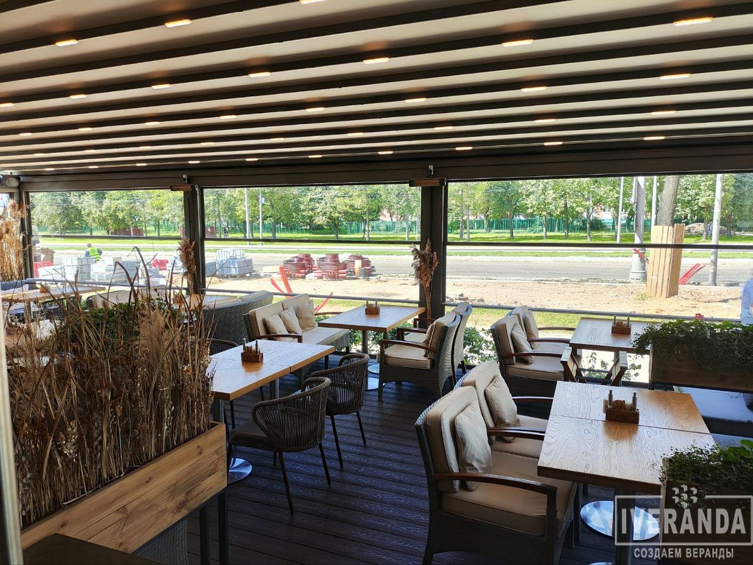 Летнее кафе для ресторана Бутчер в Черёмушках