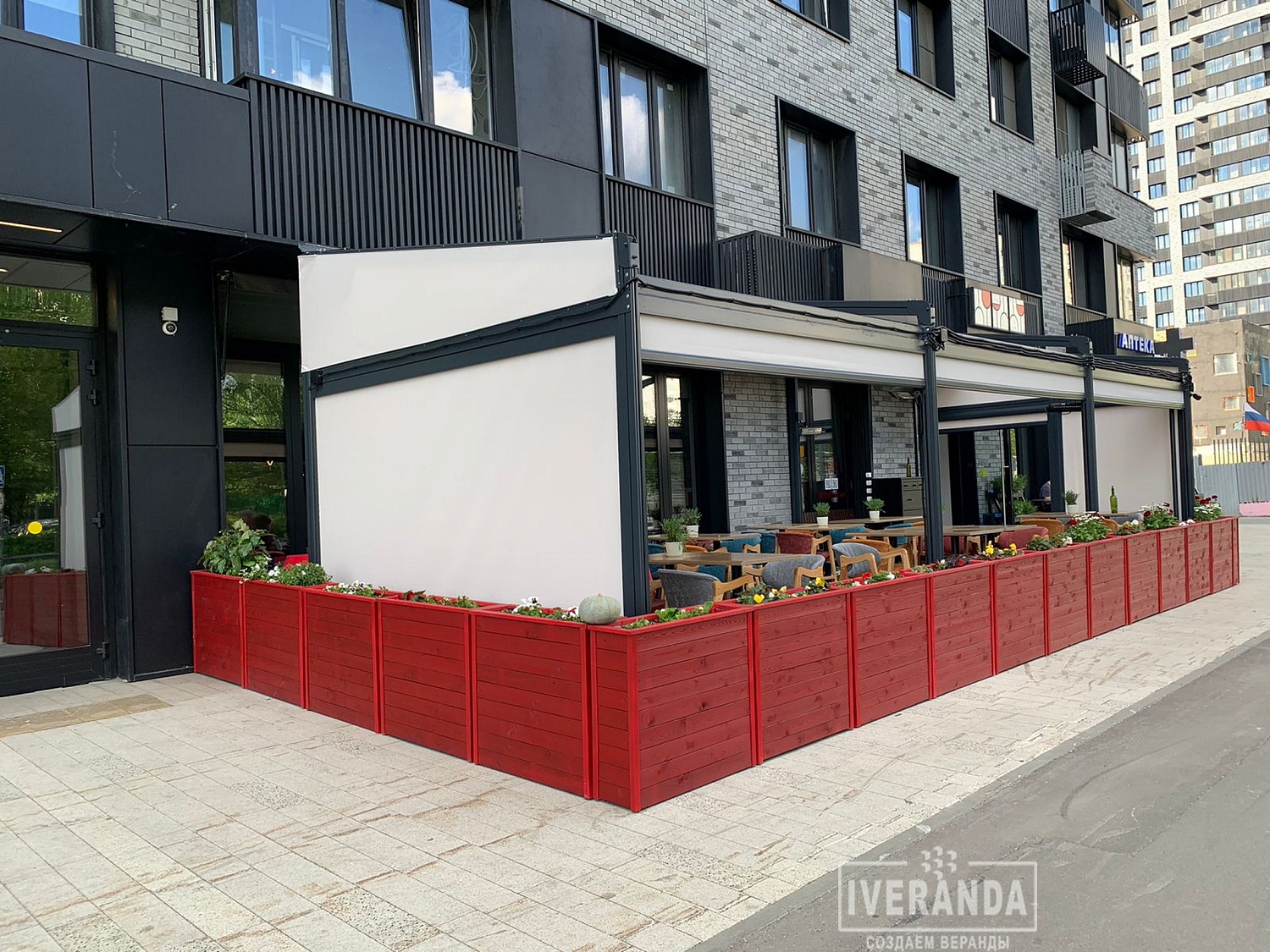 Летняя веранда для ресторана Квартиранты