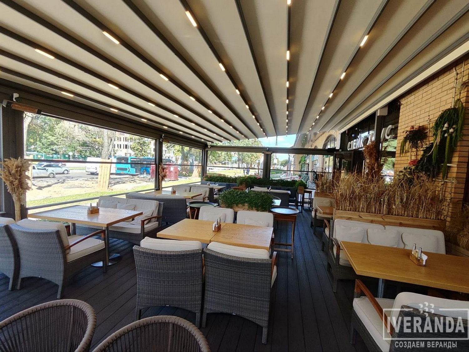 Летнее кафе для ресторана Бутчер в Черёмушках