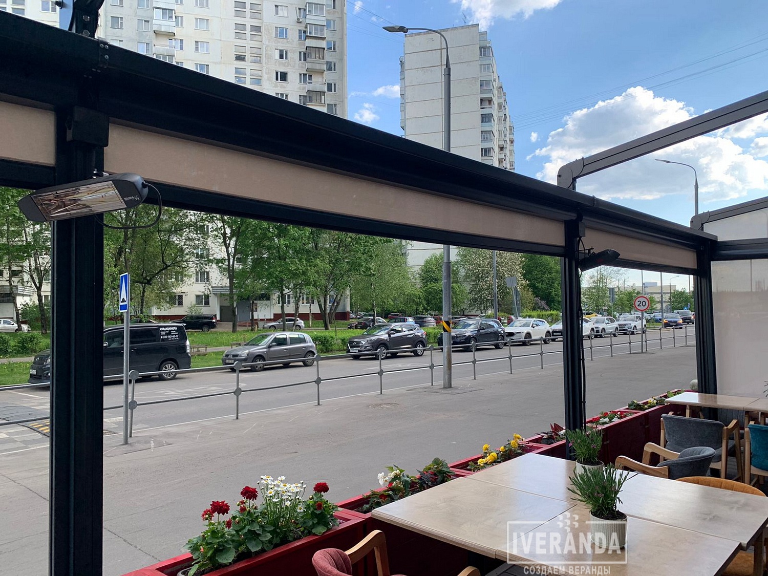 Летняя веранда для ресторана Квартиранты
