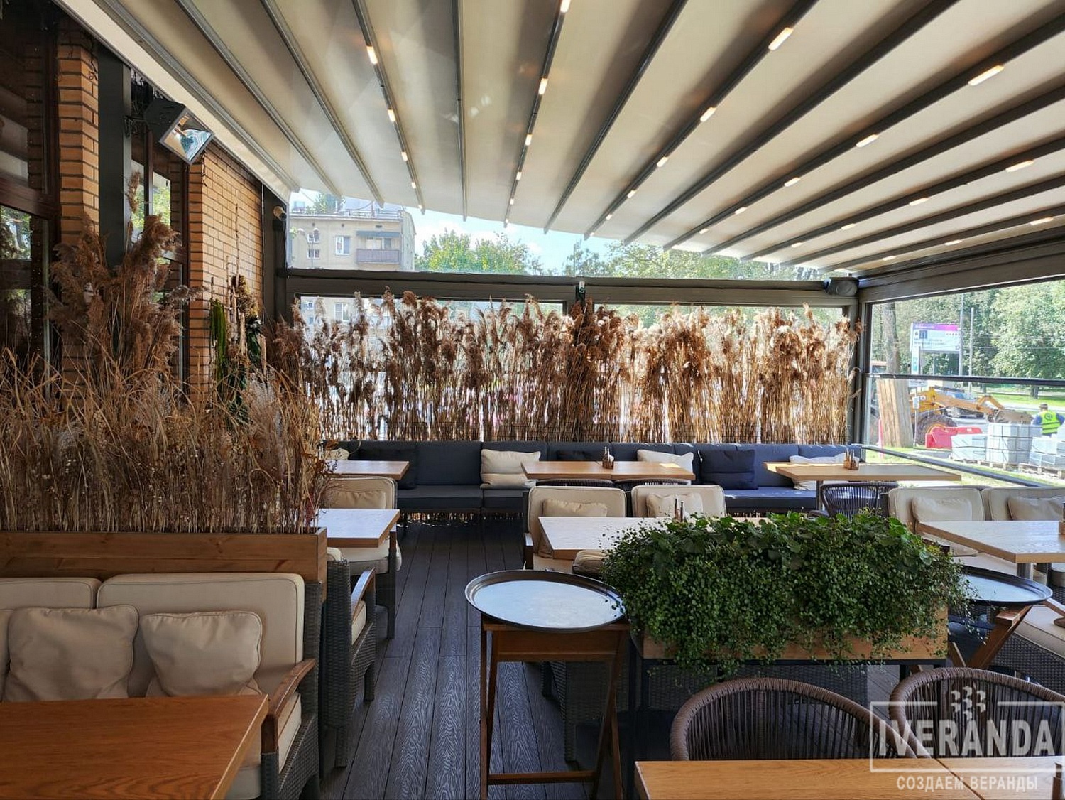 Летнее кафе для ресторана Бутчер в Черёмушках